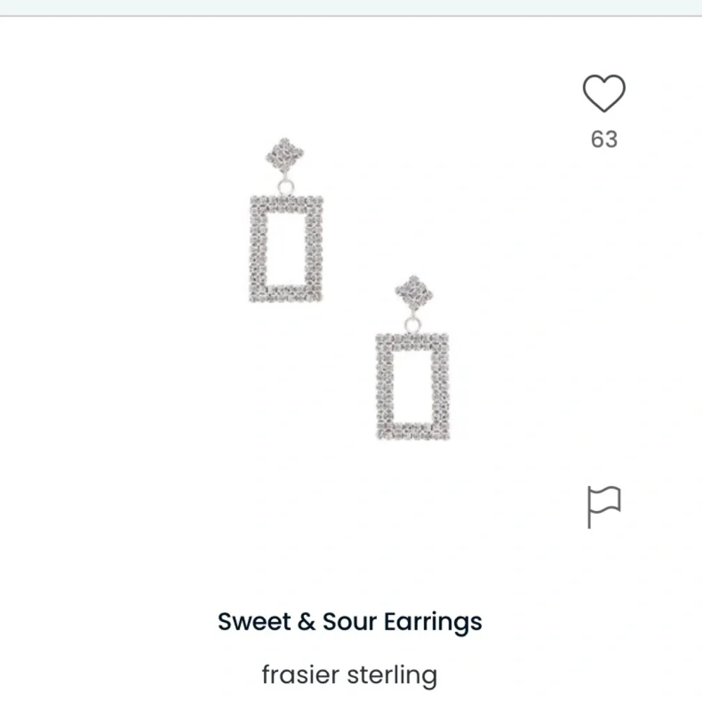 NWT Frasier Sterling Sweet and Sour cubic zirconia silver accent dangly earrings - Picture 10 of 10